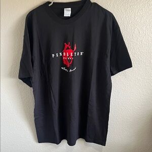 NWOT Pendleton Black and Red Leter Buck Graphic Tee XL